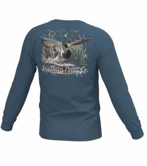 NEW SOUTHERN POINT CO. boy's fall tshirt in cupped ducks